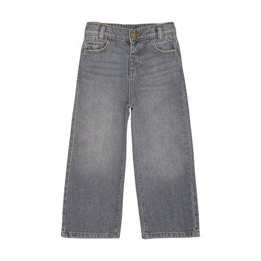 En Fant | Wide leg Jeans | Light Grey Denim - 
