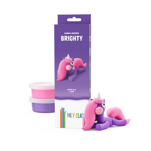 HeyClay | Rainbow Unicorn Brighty | 3 Cans - 4897105244516