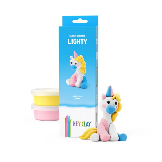 HeyClay | Rainbow Unicorn Lighty | 3 Cans - 4897105244509