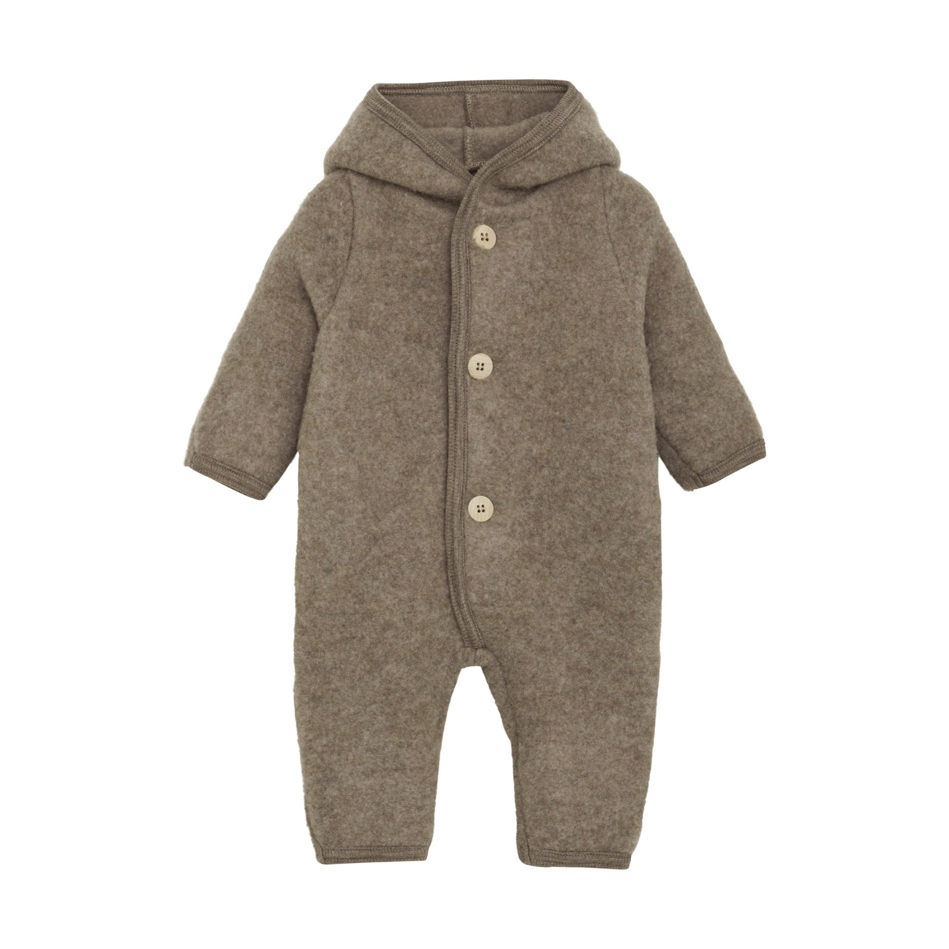 Huttelihut | Pram Suit Pixie Wolfleece | Savannah Melange - 5713438502354