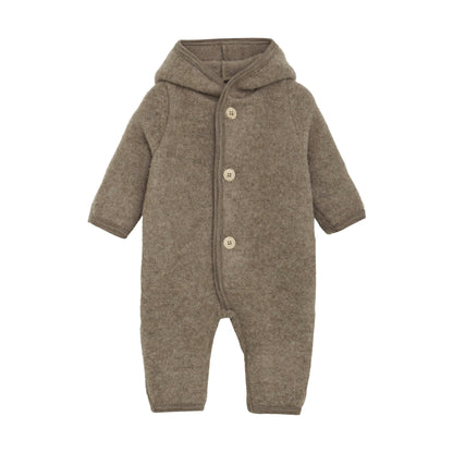 Huttelihut | Pram Suit Pixie Wolfleece | Savannah Melange - 5713438502354