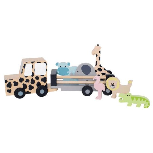 Jabadabado | Jeep Met Safari Dieren | Multi Color - 