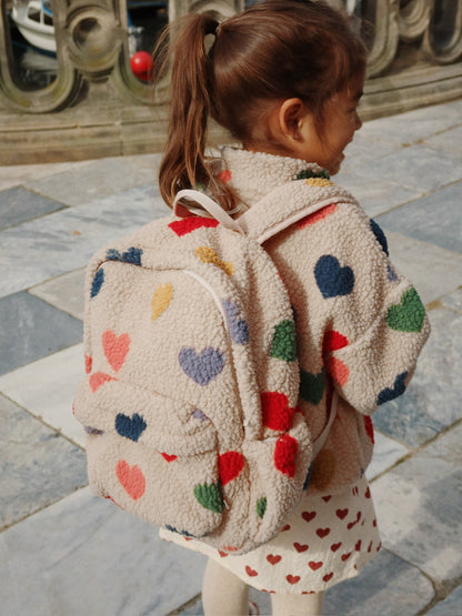 Konges Slojd | Jody Teddy Rugzak | Bon Coeur Coloré - 5715681084267