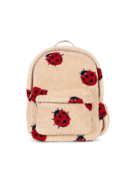 Konges Slojd | Jody Teddy Rugzak | Ladybug Sand - 5715681030271