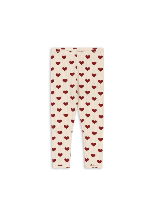 Konges Slojd | Minnie Legging | Amour Rouge - 5715404291859