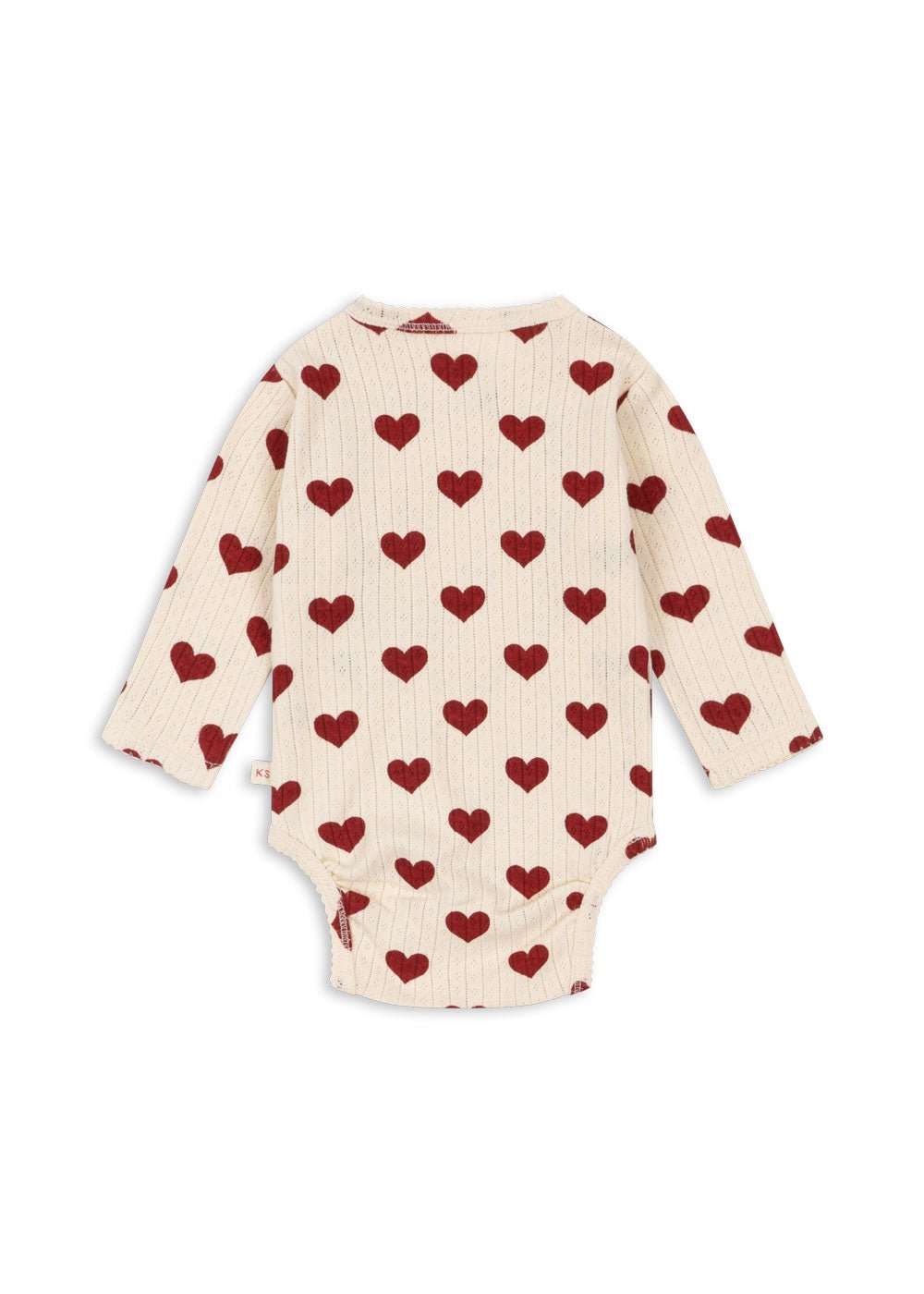 Konges Slojd | Minnie Newborn Romper | Amour Rouge - 5715404291583