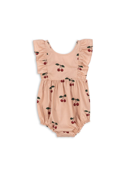 Konges Slojd | Verbena Newborn Romper | Kersen - 5715681006351