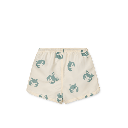Liewood | Aiden Seersucker Zwemshort | Krab - 5715493471149