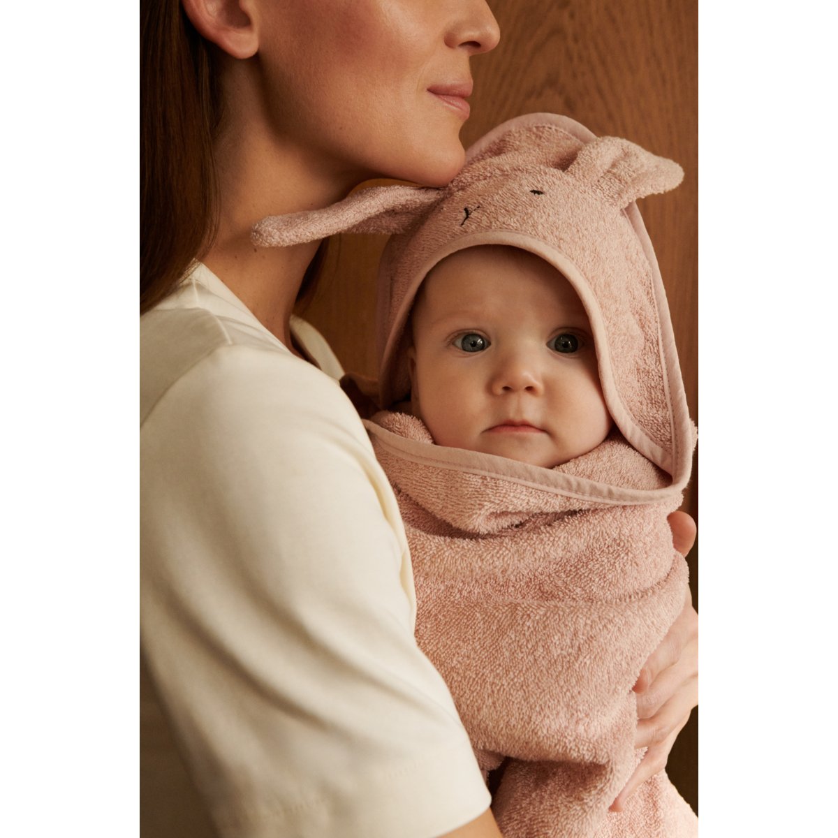 Liewood | Albert Rabbit Hooded Towel | Rose - 