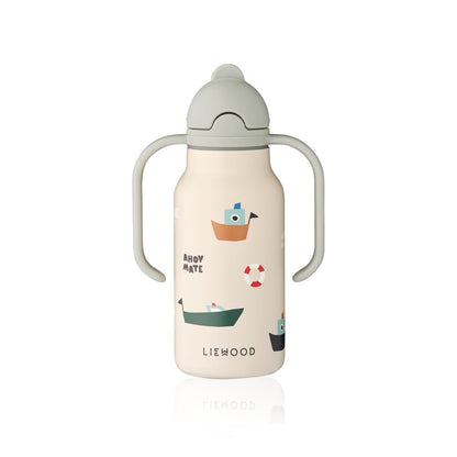 Liewood | Kimmie RVS Thermosfles Sailing 250 ml | Sandy - 5715493531188