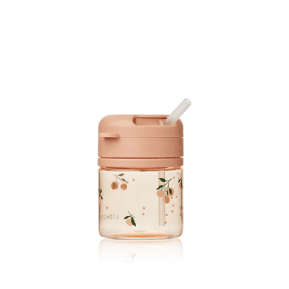 Liewood | Pavia Tritan rietjesbeker 280 ml | Peach/Sea Shell - 5715493432195