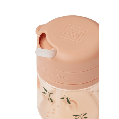 Liewood | Pavia Tritan rietjesbeker 280 ml | Peach/Sea Shell - 5715493432195