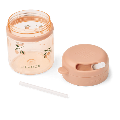 Liewood | Pavia Tritan rietjesbeker 280 ml | Peach/Sea Shell - 5715493432195