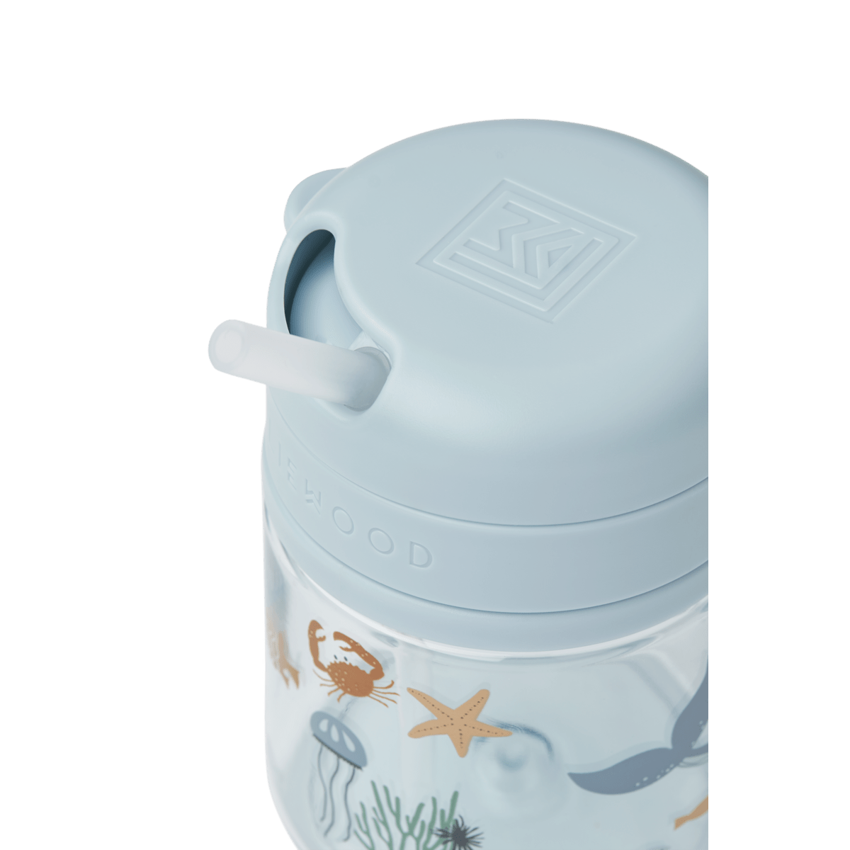 Liewood | Pavia Tritan rietjesbeker 280 ml | Zeedieren - 5715493432188