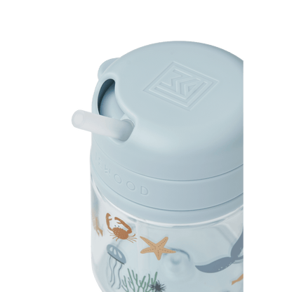 Liewood | Pavia Tritan rietjesbeker 280 ml | Zeedieren - 5715493432188