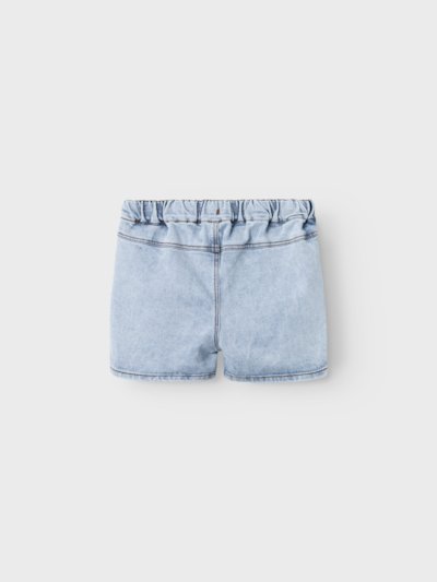 Lil 'Atelier | Baggy Fit Denim Short | Light Blue Denim - 