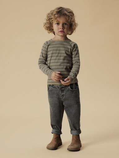 Lil' Atelier | Berlin Baggy Jeans | Lichtgrijs - 