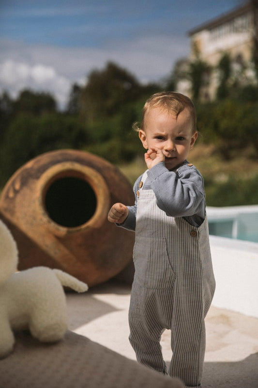 Lil' Atelier | Darko Loose Overall | Coconut Milk - 