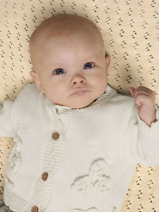 Lil' Atelier | Dola Gebreid Vest | Coconut Milk - 5715829603541