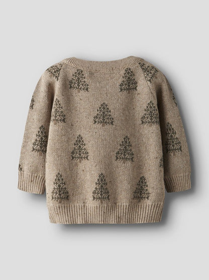 Lil' Atelier | Emlen Lak Gebreide Trui | Oxford Tan - 5715730011206