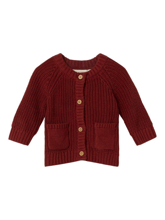 Lil' Atelier | Emlen Lis Gebreid Vestje | Spiced Apple - 5715716073006