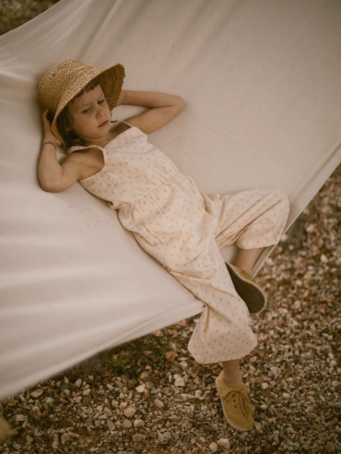 Lil 'Atelier | Famaja Loose Ancle Overall | Turtledove - 