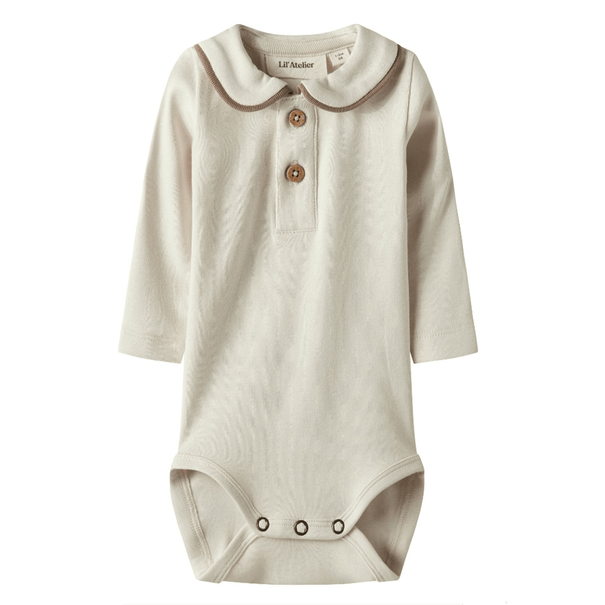 Lil' Atelier | Fundo Lio Romper | Turtledove - 5715730009241
