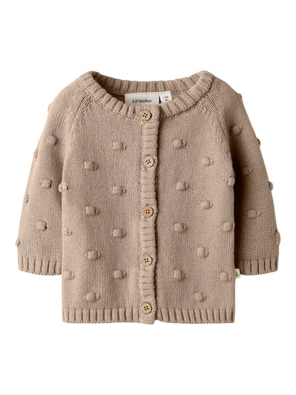 Lil' Atelier | Gable Gebreid Vestje | Oxford Tan - 5715824718462
