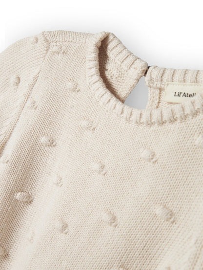 Lil' Atelier | Gable Gebreide Trui | Pastel Parchment - 5715724391598