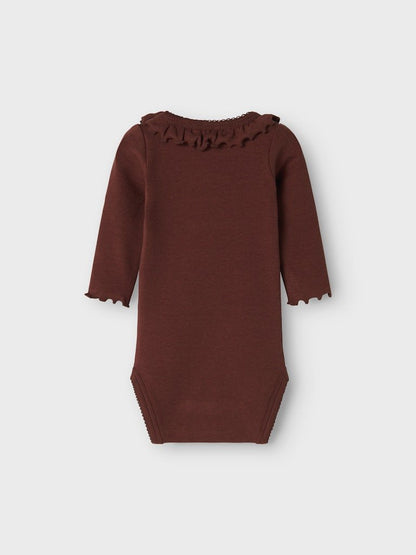 Lil' Atelier | Gayo Koj Romper | Hot Chocolate - 5715724385207