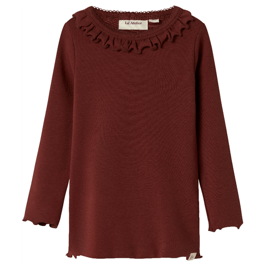 Lil' Atelier | Gayo Koj Slim Top | Hot Chocolate - 5715724391857