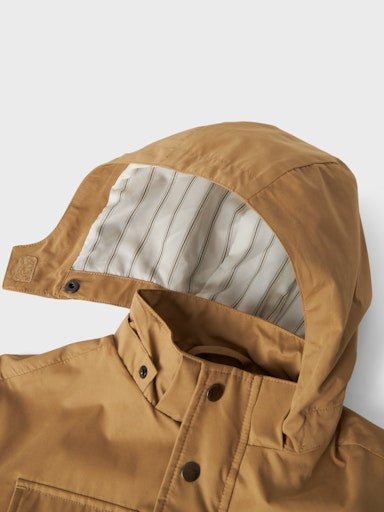 Lil' Atelier | Godo Long Loose Jacket | Petrified Oak - 5715675229124