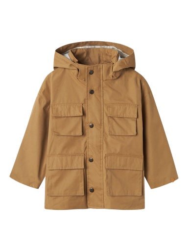 Lil' Atelier | Godo Long Loose Jacket | Petrified Oak - 5715675229124