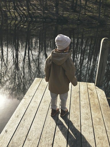 Lil' Atelier | Godo Long Loose Jacket | Petrified Oak - 5715675229124