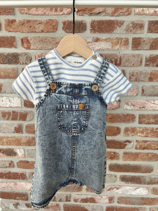 Lil' Atelier | Hilbert Overall | Denim - 5715678044724