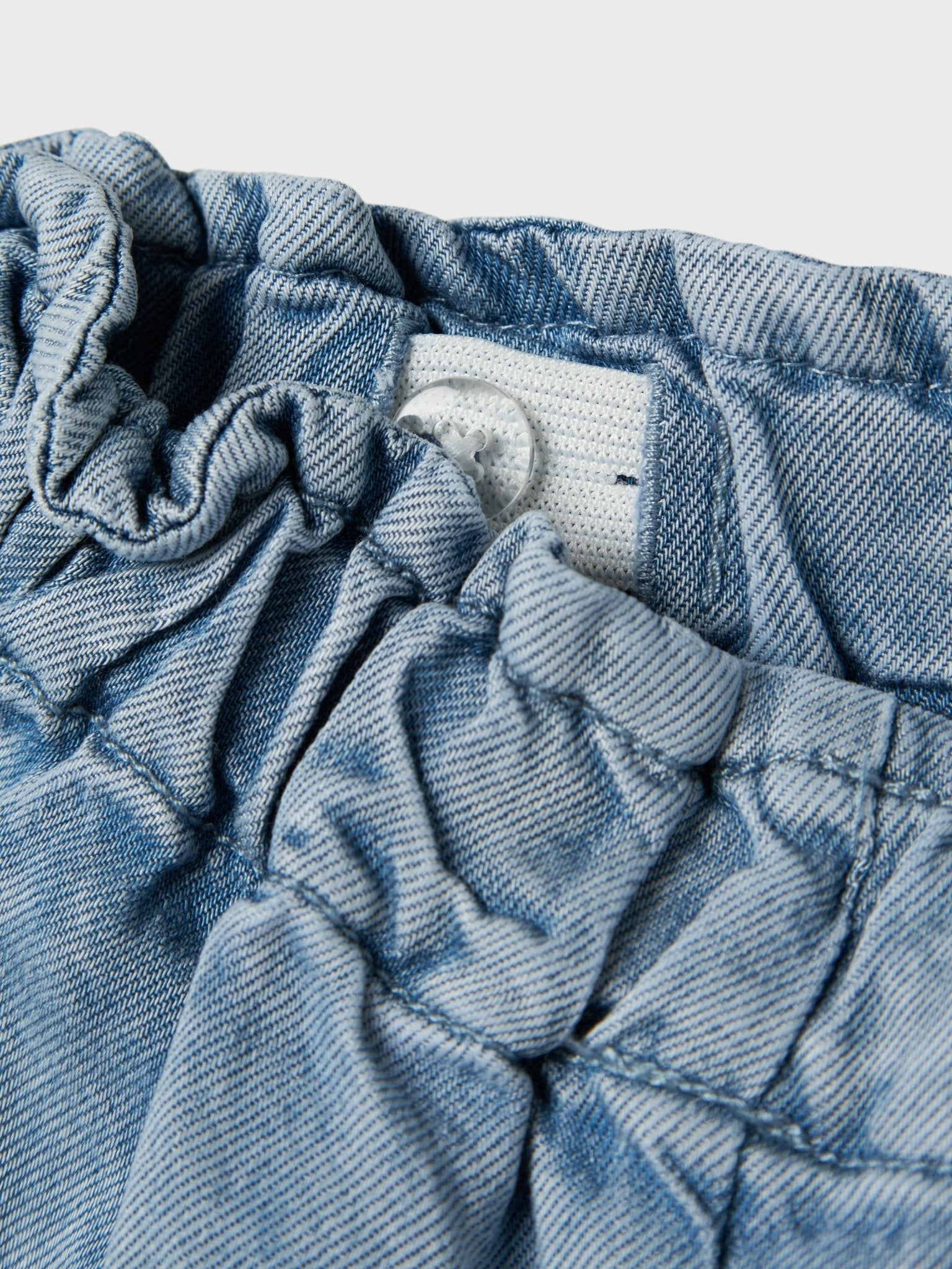 Lil' Atelier | Holly Loose Short | Medium Blue Denim - 5715720193882