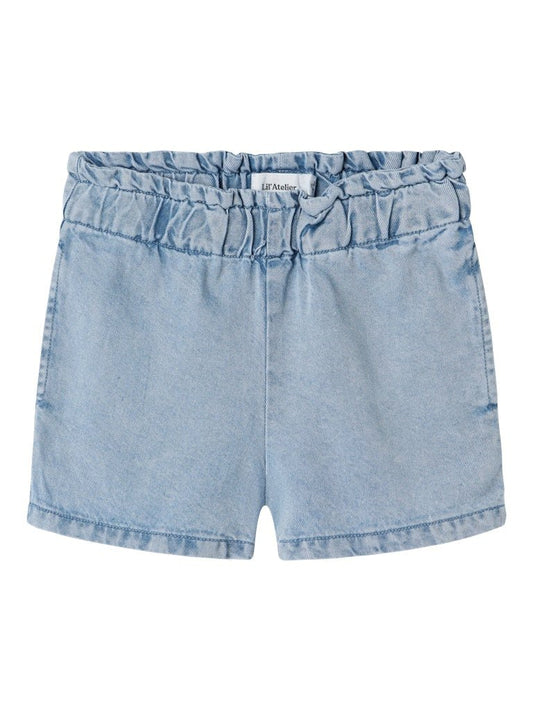 Lil' Atelier | Holly Loose Short | Medium Blue Denim - 
