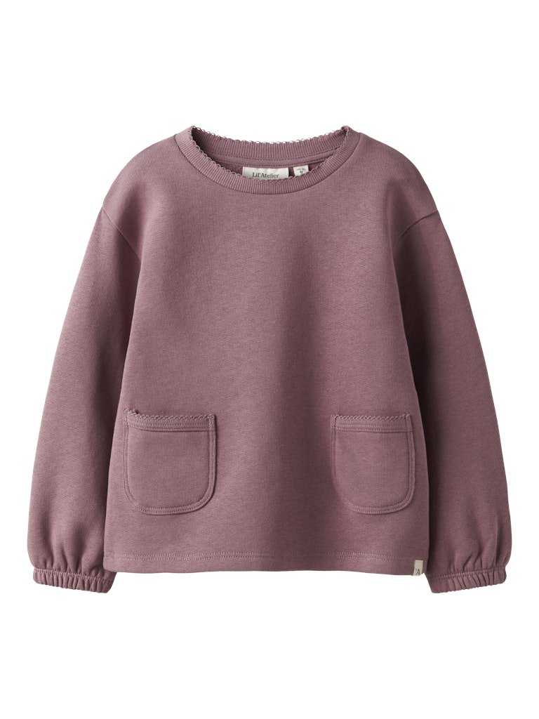 Lil' Atelier | Kilano Rut Loose Sweat | Nostalgia Rose - 5715730034700