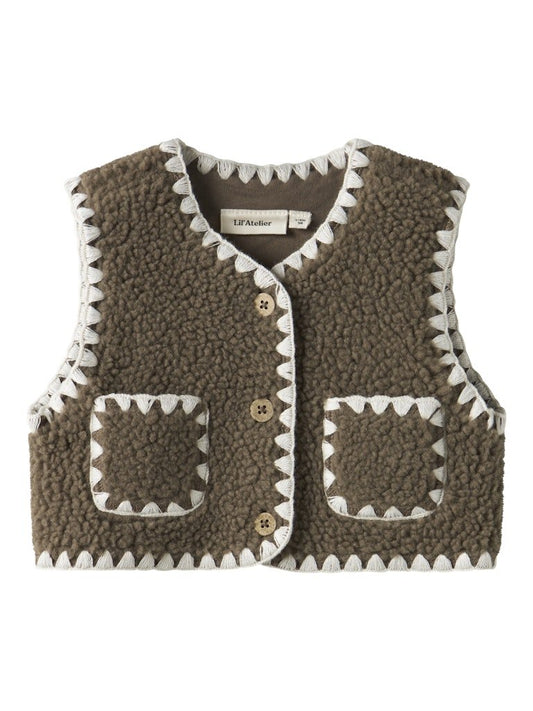 Lil' Atelier | Lajo Gilet Baby | Shitake - 