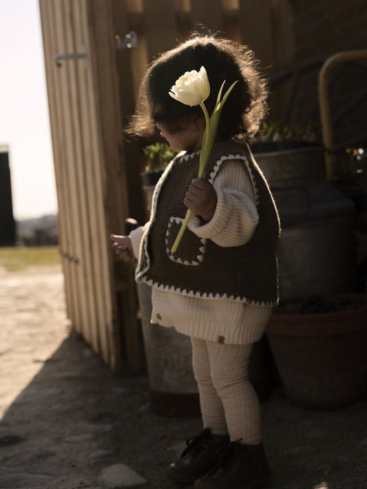 Lil' Atelier | Lajo Gilet Baby | Shitake - 