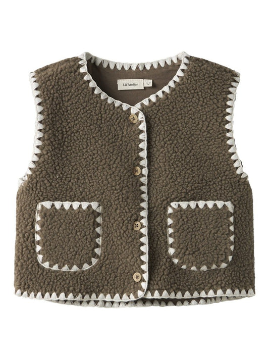 Lil' Atelier | Lajo Gilet | Shitake - 5715727593036