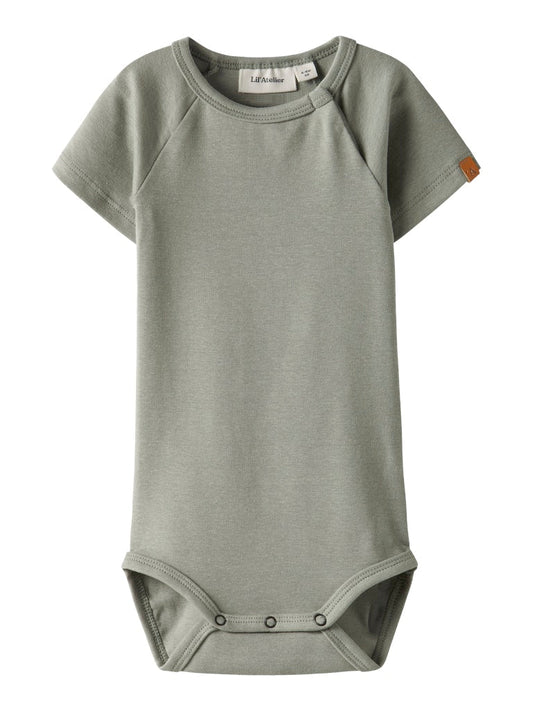Lil' Atelier | Lalo Tab Romper | Seagrass - 5715678051784
