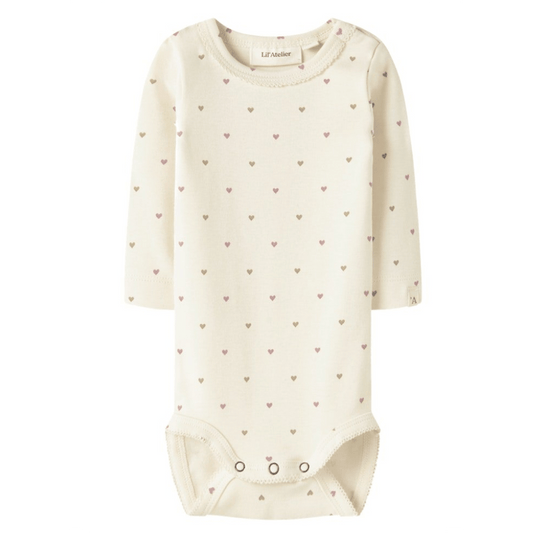 Lil' Atelier | Lalo Tig Romper | Turtledove - 5715829703395