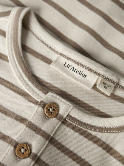 Lil' Atelier | Limia Nob Loose Top | Turtledove Sepia - 5715730033642