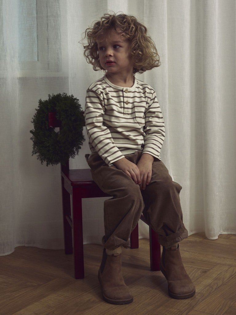 Lil' Atelier | Limia Nob Loose Top | Turtledove Sepia - 5715730033642