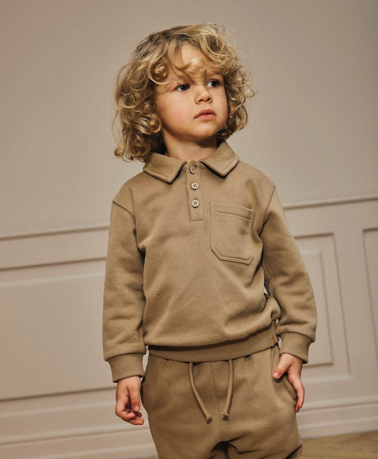 Lil' Atelier | London Ren Sweat Pants | Sepia Tint - 5715724852402