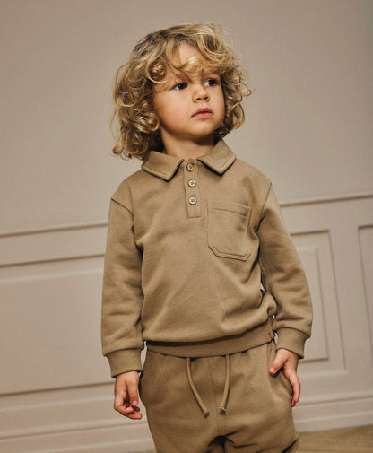 Lil' Atelier | London Ren Sweat Pants | Sepia Tint - 5715724852402