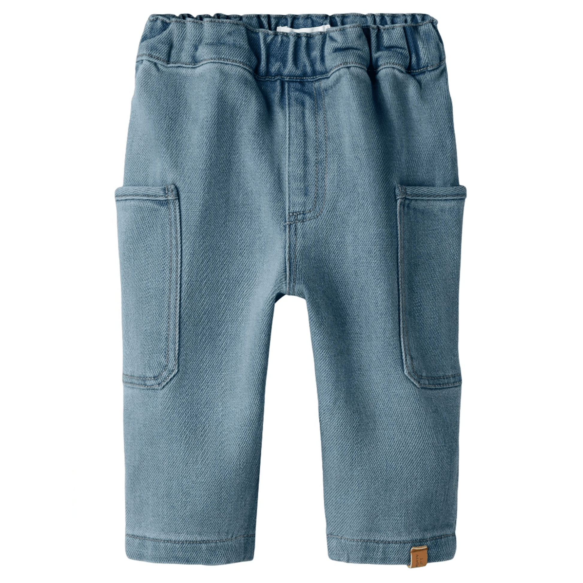 Lil' Atelier | Lulia Baggy Denim Jeans Baby | Medium Blue Denim - 5715730129949