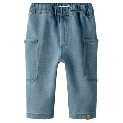 Lil' Atelier | Lulia Baggy Denim Jeans Baby | Medium Blue Denim - 5715730129949
