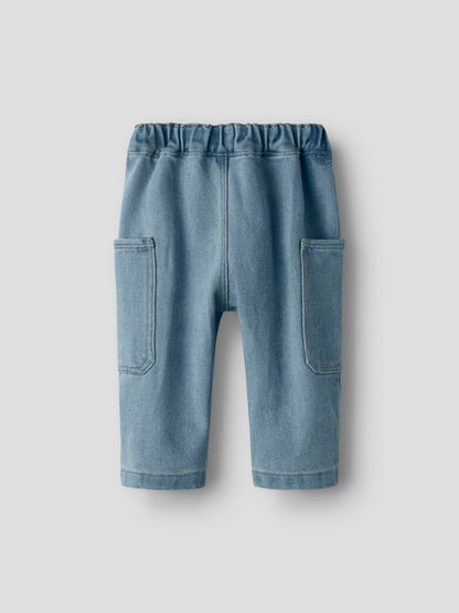 Lil' Atelier | Lulia Baggy Denim Jeans Baby | Medium Blue Denim - 5715730129949